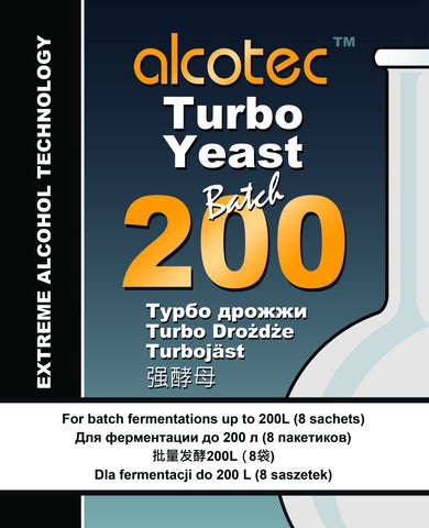 Alcotec 200 Batch Turbo Yeast